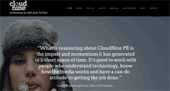 Desktop Screenshot of cloudninepr.com